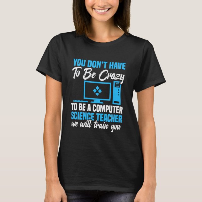 Camiseta Desarrollador de Código de Programador Ser Loco Ci (Anverso)