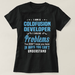 Camiseta Desarrollador de Coldfusion
