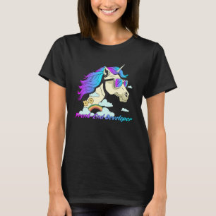 Camiseta Desarrollador de Front End Unicorn Front End Devel