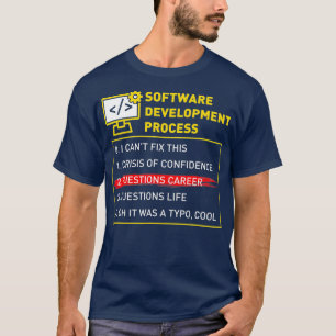 Camiseta Desarrollador de ingeniero de procesos de desarrol