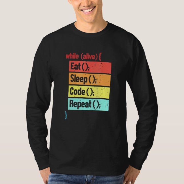 Camiseta Desarrollador de ingeniero de software de repetici (Anverso)