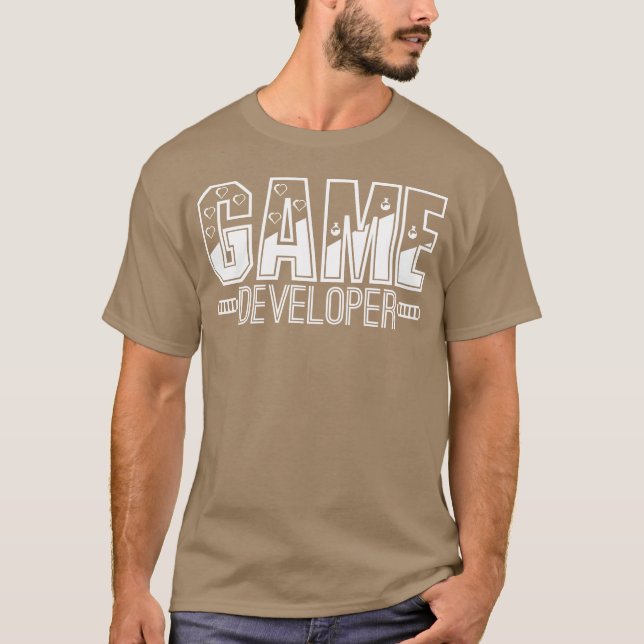 Camiseta Desarrollador de juegos Programador Codificador de (Anverso)