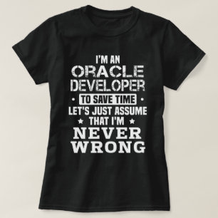Camiseta Desarrollador de Oracle