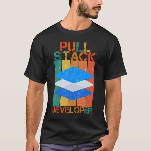 CAMISETA DESARROLLADOR DE PILA DE PULL - DEV DE PILA COMPLE (Anverso)