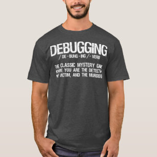 Camiseta Desarrollador de programadores de definición de de