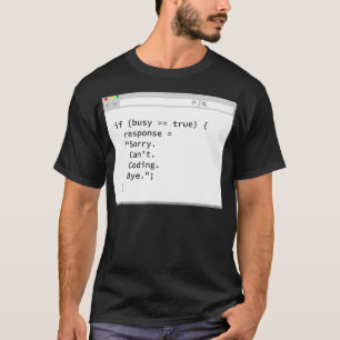 Camiseta Desarrollador de programadores informáticos SORRY