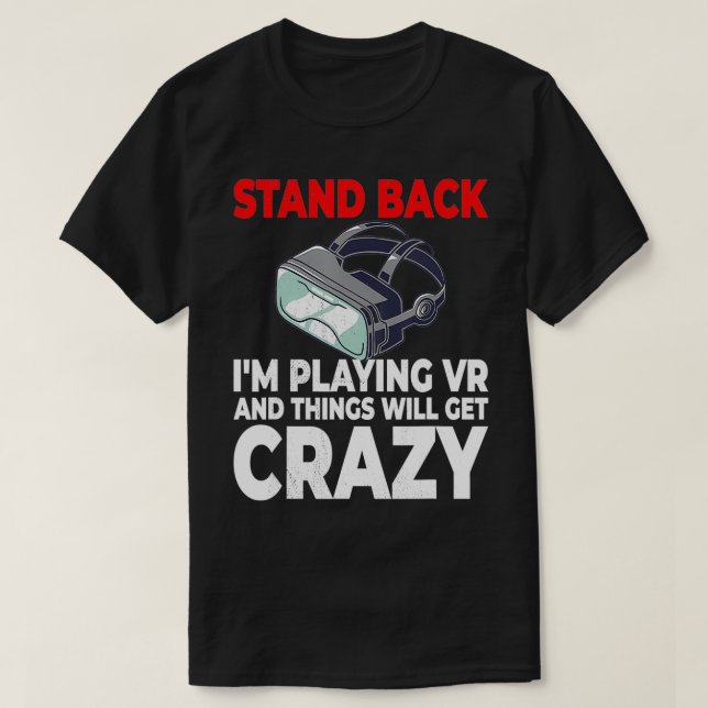 Camiseta Desarrollador de realidad virtual de VR Gamer  (Diseño del anverso)