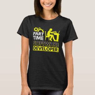 Camiseta Desarrollador de software a tiempo parcial