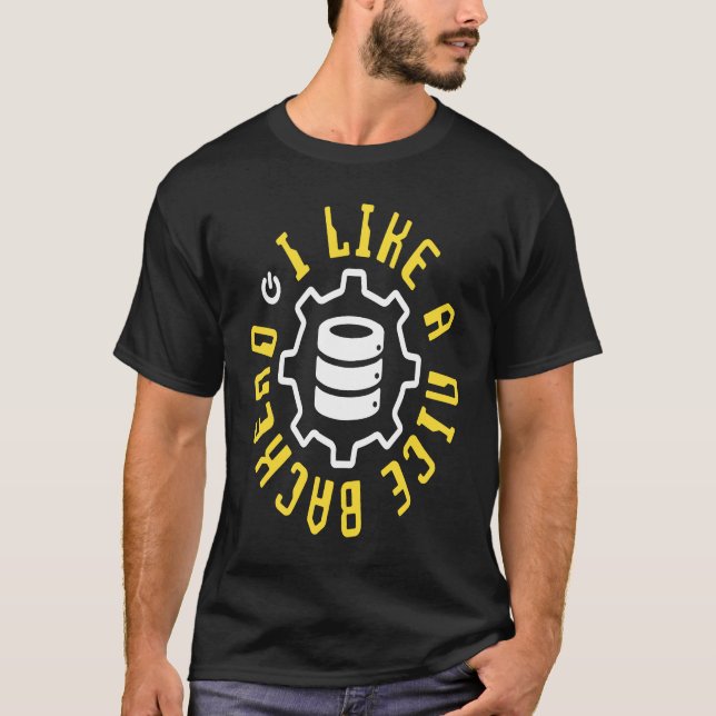 Camiseta Desarrollador de software backend Ingeniero inform (Anverso)