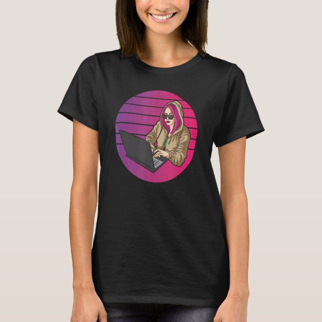 Camiseta Desarrollador De Software Coder Y Hacker (Anverso)