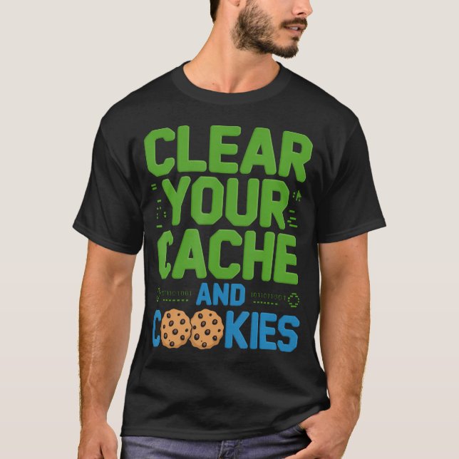 Camiseta Desarrollador de software de codificación de cooki (Anverso)