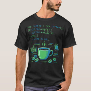 Camiseta Desarrollador de Software de Programa de Bebida de