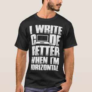 Camiseta Desarrollador de software escribo código mejor cua