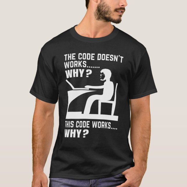Camiseta Desarrollador de software experto en programación  (Anverso)