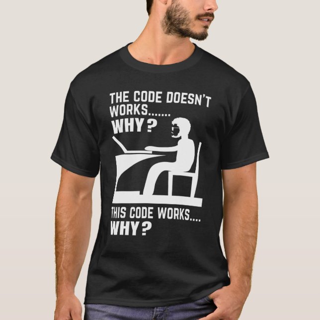 Camiseta Desarrollador de software experto en programación  (Anverso)