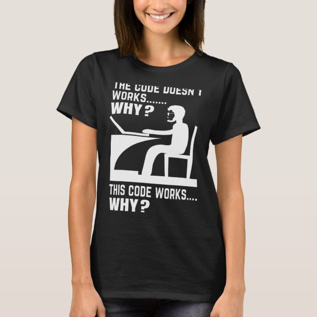 Camiseta Desarrollador de software experto en programación  (Anverso)