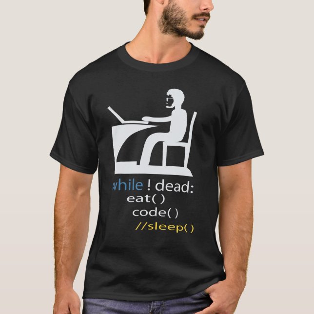 Camiseta Desarrollador de software experto en programación  (Anverso)