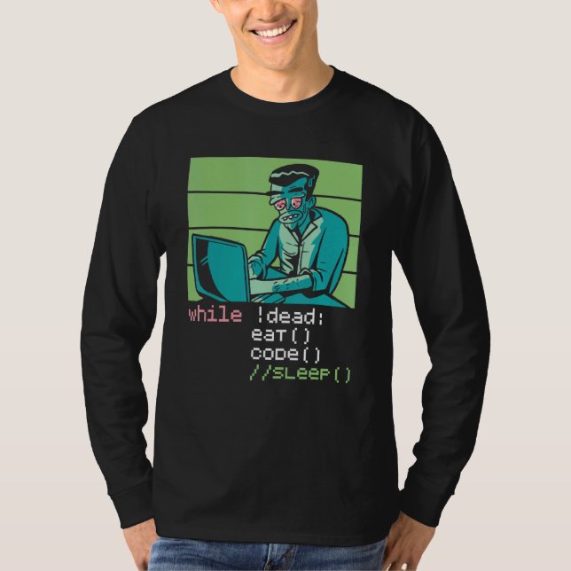 Camiseta Desarrollador de Software Informática Binaria Prog (Anverso)