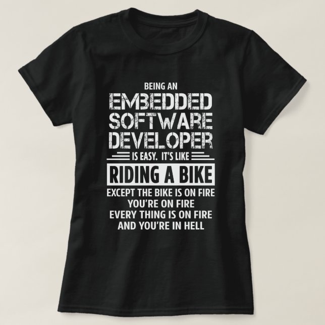 Camiseta Desarrollador de software integrado (Diseño del anverso)