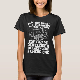Camiseta Desarrollador De Software Intenta Contratar Uno Ba