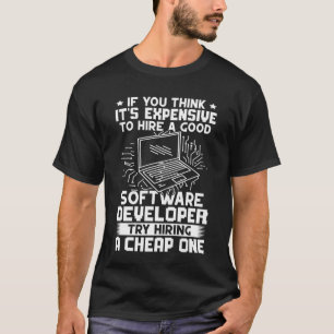 Camiseta Desarrollador De Software Intenta Contratar Uno Ba