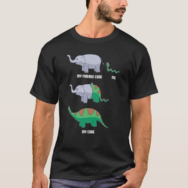 Camiseta Desarrollador de Software Programador Codificación (Anverso)