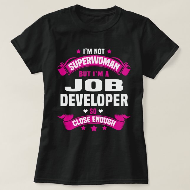 Camiseta Desarrollador de trabajos (Diseño del anverso)