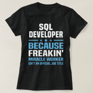 Camiseta Desarrollador del SQL