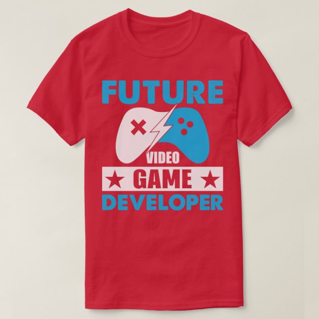 Camiseta Desarrollador futuro de videojuegos (Diseño del anverso)