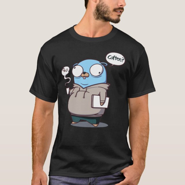 Camiseta Desarrollador Golang Gopher y su Soul Classic T-Sh (Anverso)