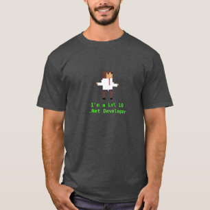 Camiseta Desarrollador Lvl 10 dotNet (grande)