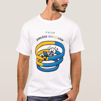 Camiseta Desarrollador Python Consciente de Bucle Sin Fin |