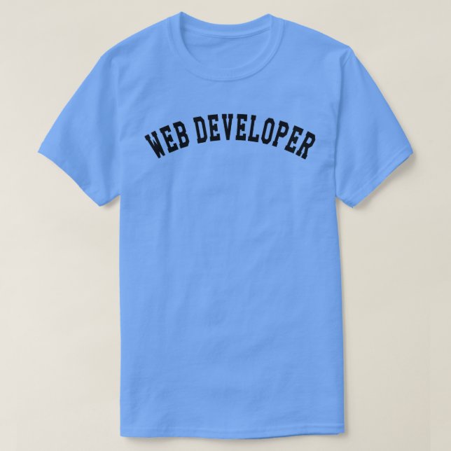 Camiseta Desarrollador web (Diseño del anverso)