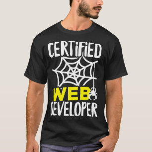 Camiseta Desarrollador web certificado