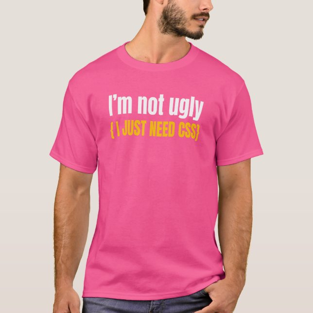 Camiseta Desarrollador Web Css Programador De Sitios Web Co (Anverso)