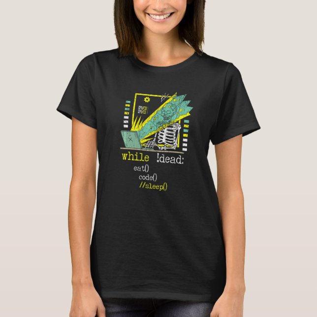 Camiseta Desarrollador Web Informático Desarrollo de Sitio  (Anverso)