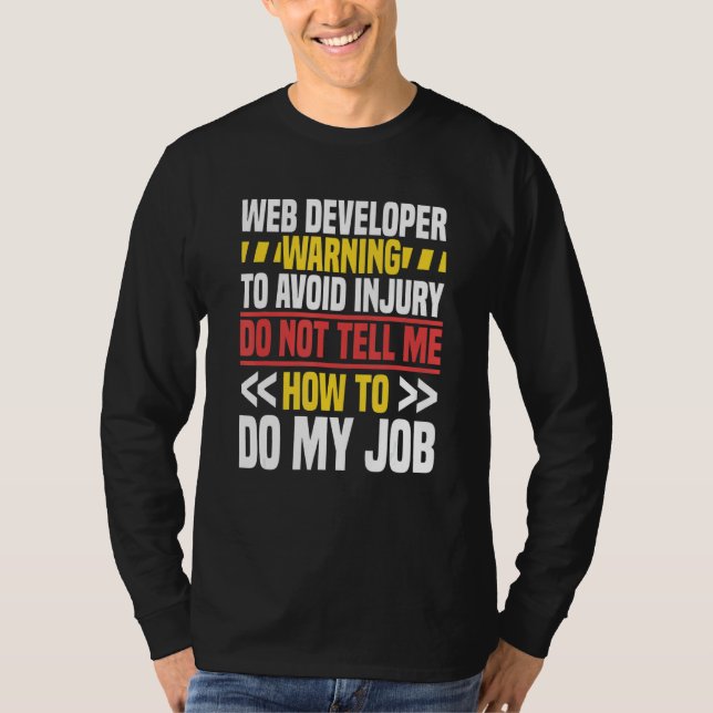 Camiseta Desarrollador Web Programador de Sitio Web Codific (Anverso)