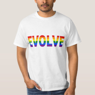 Camiseta DESARRÓLLESE en los colores del arco iris para los