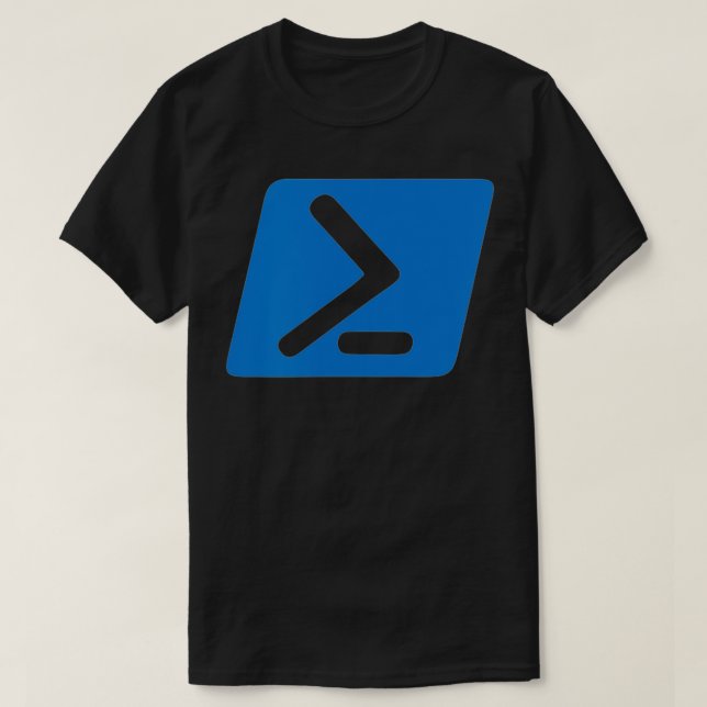 Camiseta Desarrollo de código de PowerShell  (Diseño del anverso)