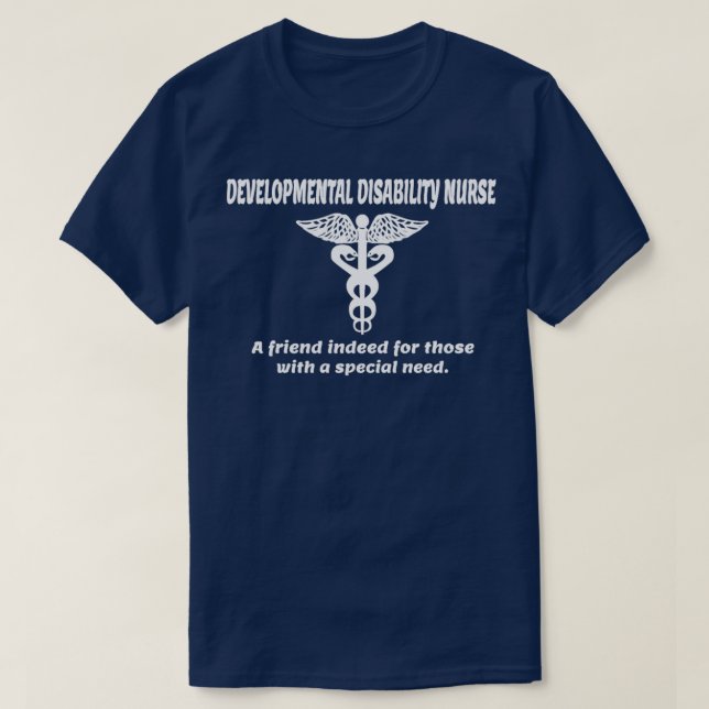 Camiseta Desarrollo de enfermeras de discapacidad para el d (Diseño del anverso)