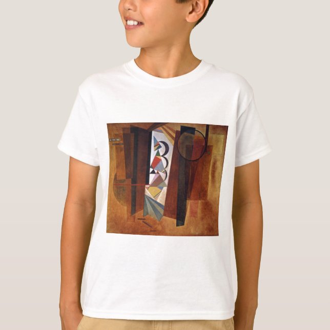 Camiseta Desarrollo de Kandinsky en la pintura abstracta ma (Anverso)