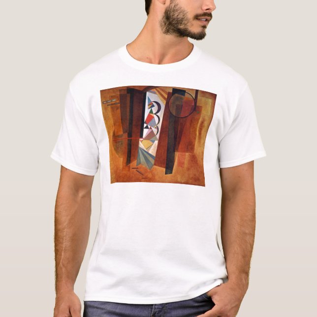 Camiseta Desarrollo de Kandinsky en la pintura abstracta ma (Anverso)