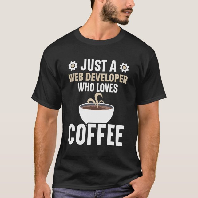 Camiseta Desarrollo de sitio web de código de programador w (Anverso)