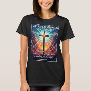 Camiseta Desarrollo de software cristiano es mi ministerio
