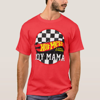 Camiseta Desastre Caliente Un Poco Estresado Mamá de la fam