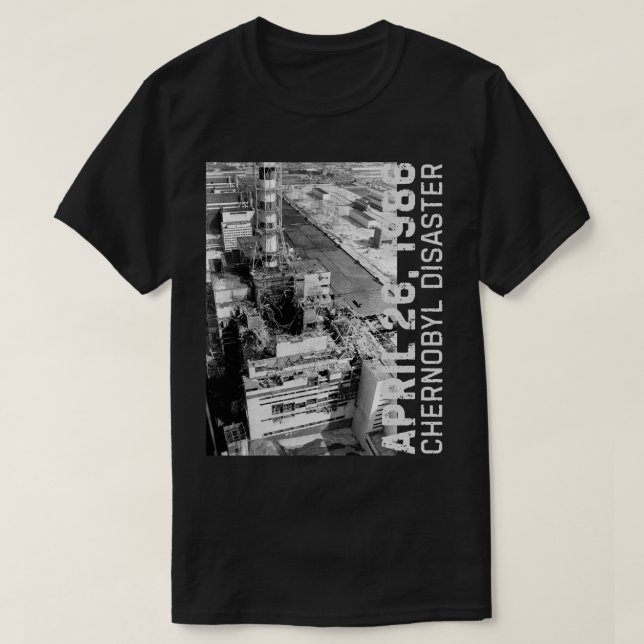 Camiseta Desastre de Chernóbil 1986 (Diseño del anverso)