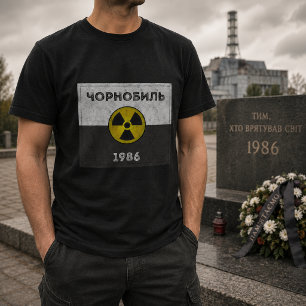 Camiseta desastre de Chernóbil 1986