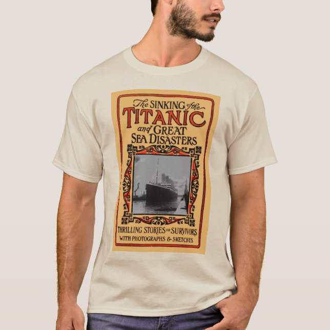 Camiseta Desastre del buque de crucero náutico RMS Titanic  (Anverso)