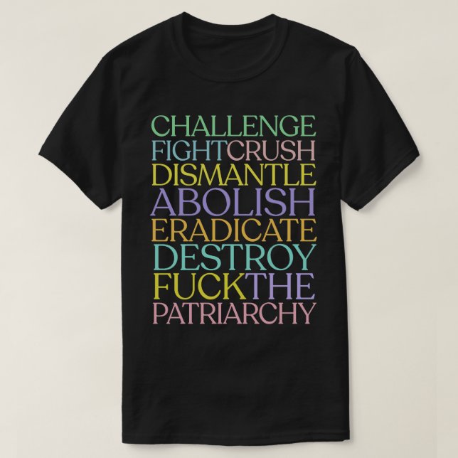 Camiseta Desastre lucha contra el desmantelamiento abolir e (Diseño del anverso)