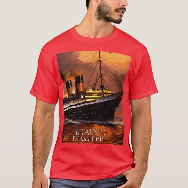 Camiseta desastre titánico (Anverso)